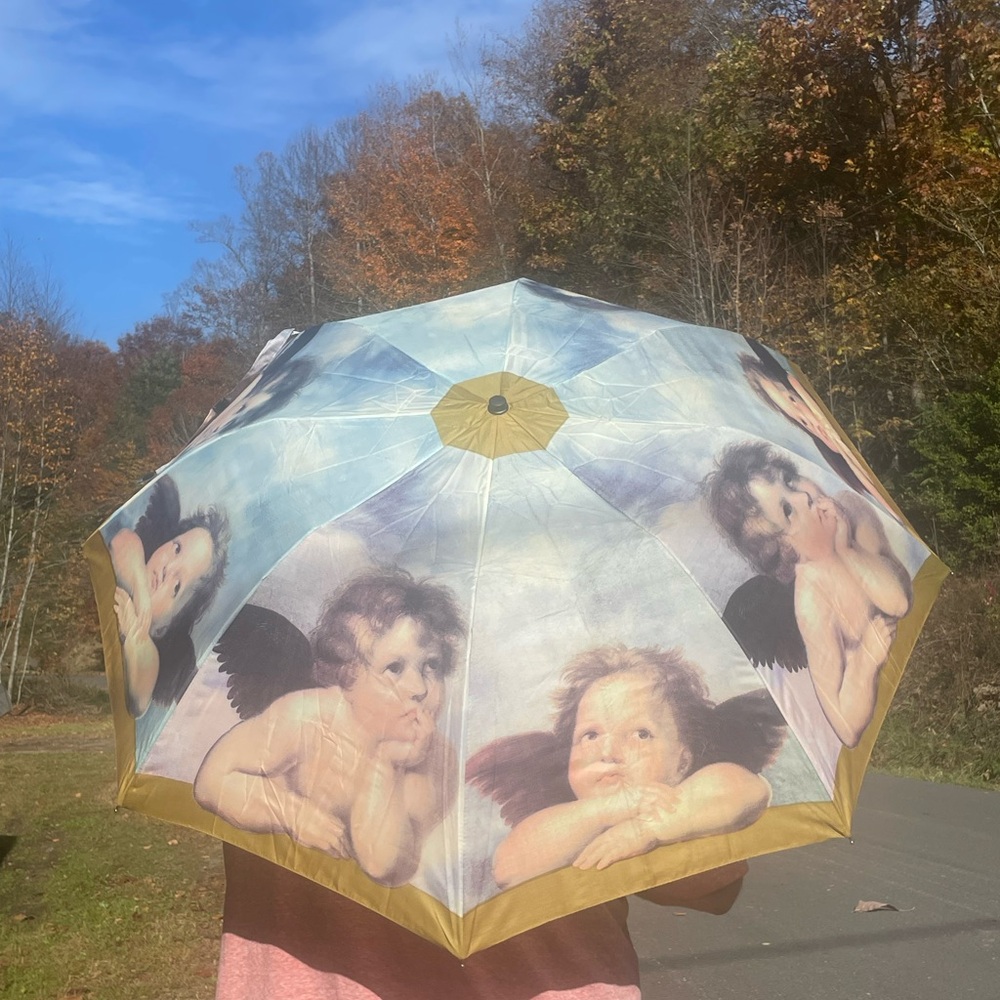 Vintage angel umbrella